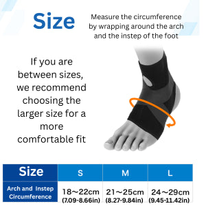 Phiten Nano Metax Ankle Supporter Fit Type