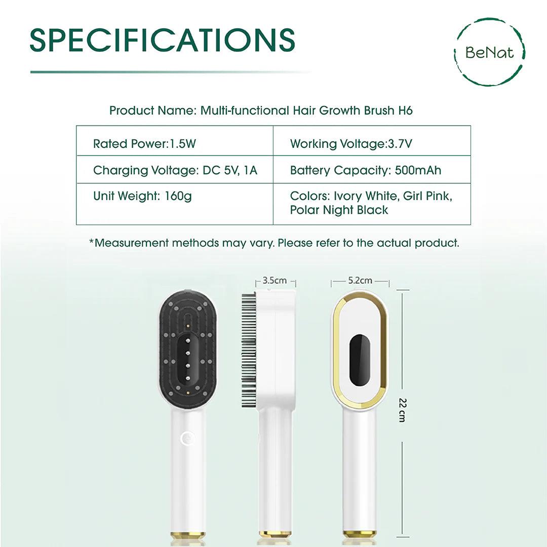 Multi-Functional 3-In-1 Scalp Massager and Oil Applicator Brush