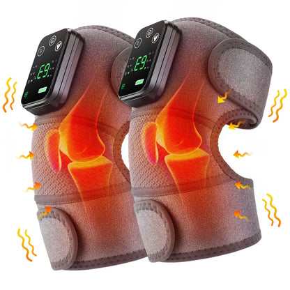 3-in-1 Heated Joint Massager | Thermal Vibration Relief for Knee, Shoulder & Elbow