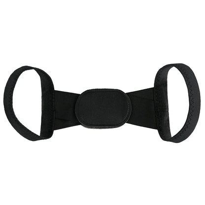 1PC Black Posture Corrector for Men and Women - Bionic System Back Brace Adjustable Upper Back Support Shoulder Posture Brace, Back Straightener Neck Pain Relief